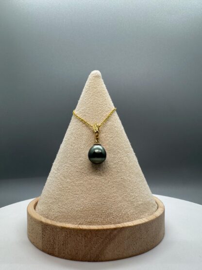 Mirror Luster Natural Tahitian Tear Drop Universal Pendant - Image 2