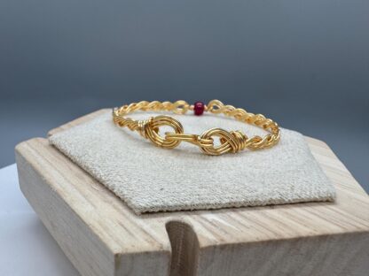 Art Deco Inspired Bracelet with Ruby - Image 2