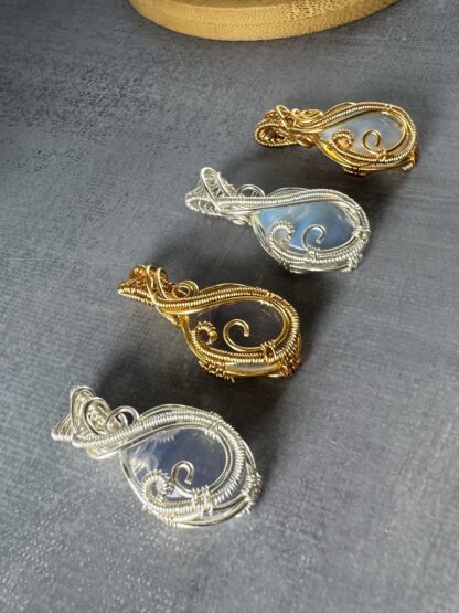 Swifty Pendant — Handmade Wire Wrapped Opalite Necklace (Inspired by Taylor Swift’s “Opalite”) - Image 3